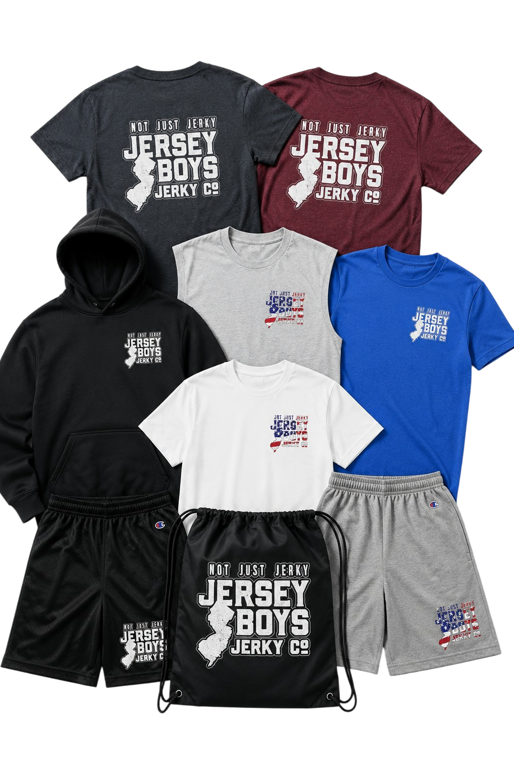 Tees • Tanks • Hoodies • Shorts