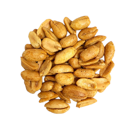 Jersey Boys Jerky Batchelor Bay roasted peanuts coated in a savory Outer Banks style seafood seasoning blend
